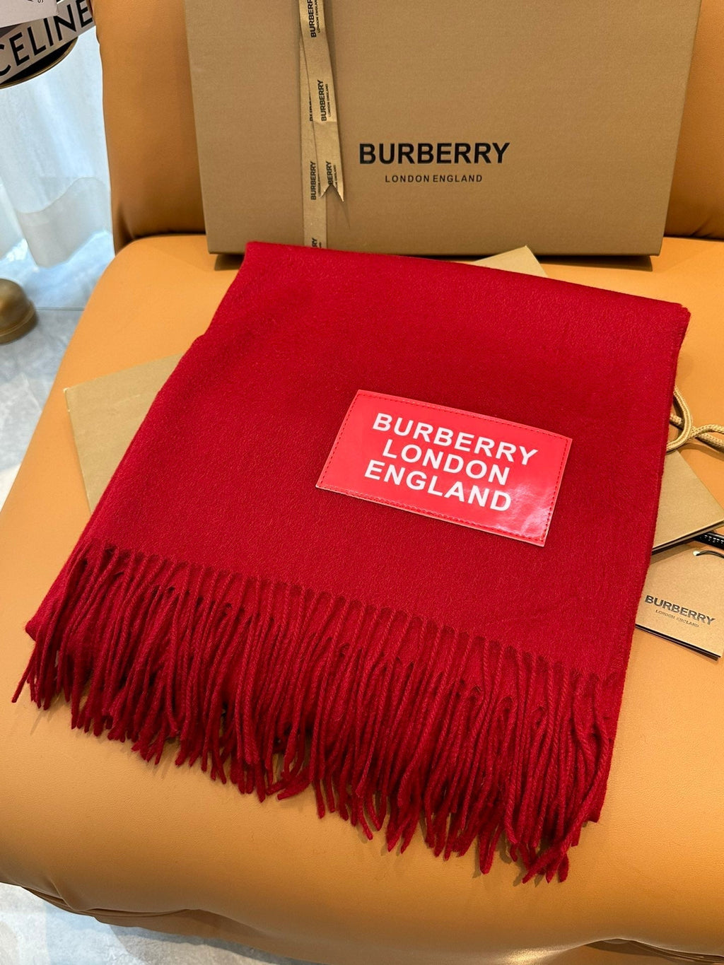 BURBERRY BBR SCARF 200 CM IN CASHMERE 478762