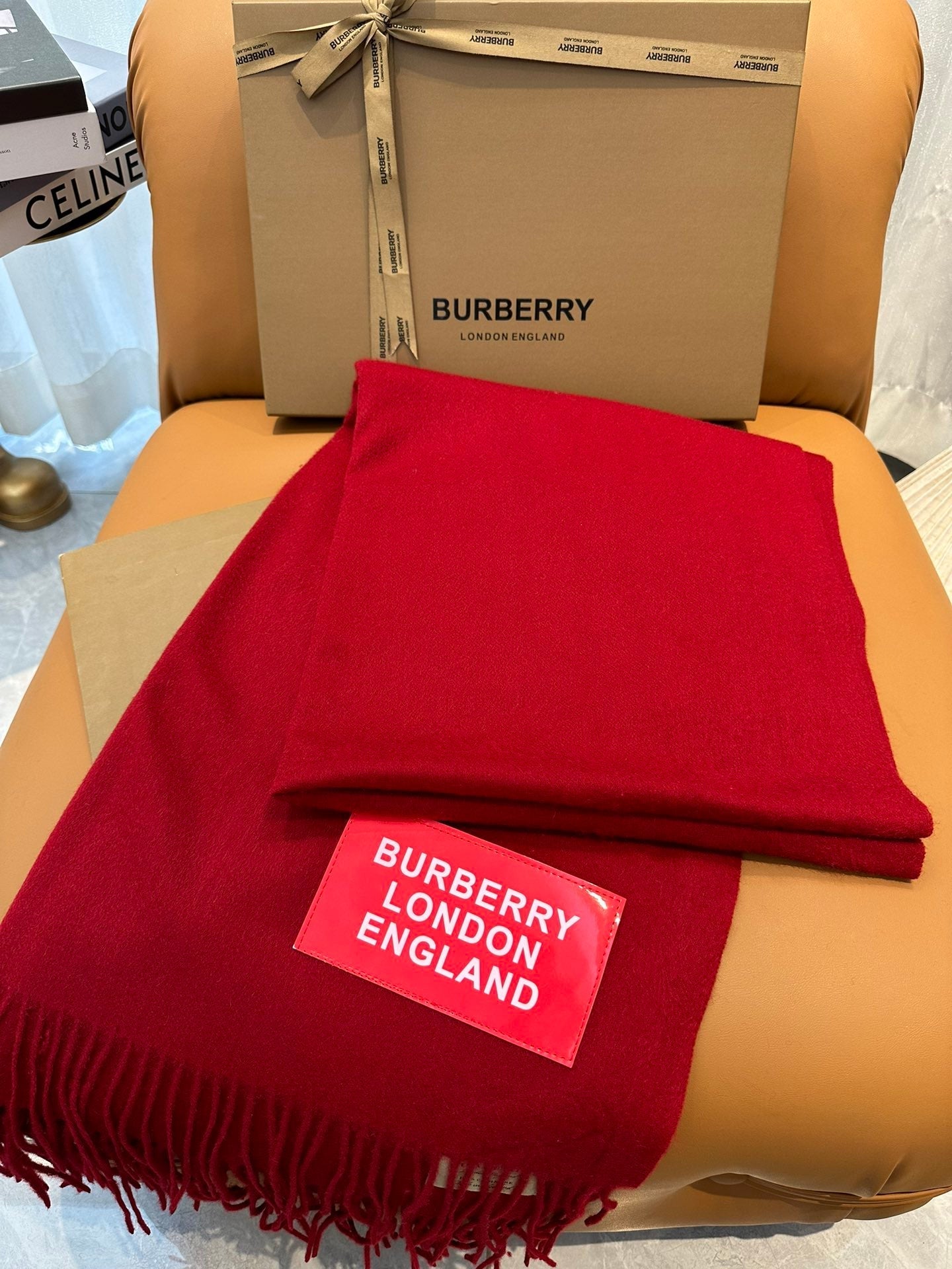 BURBERRY BBR SCARF 200 CM IN CASHMERE 478762