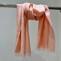COACH LONG SCARF 195 CM IN LIGHT PINK CASHMERE 332743