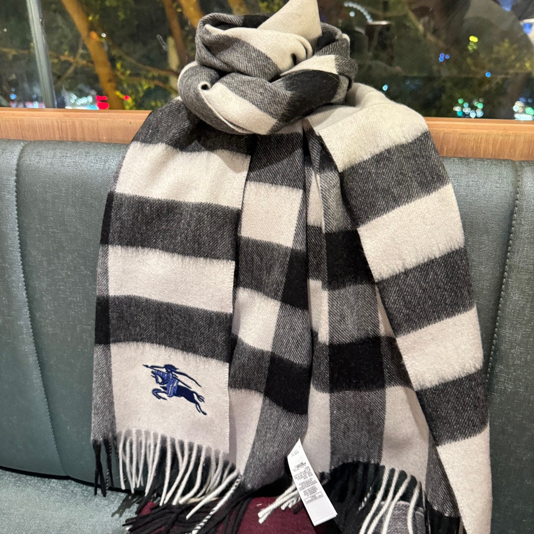 BURBERRY SCARF 180 CM IN COLORFUL CASHMERE 410335