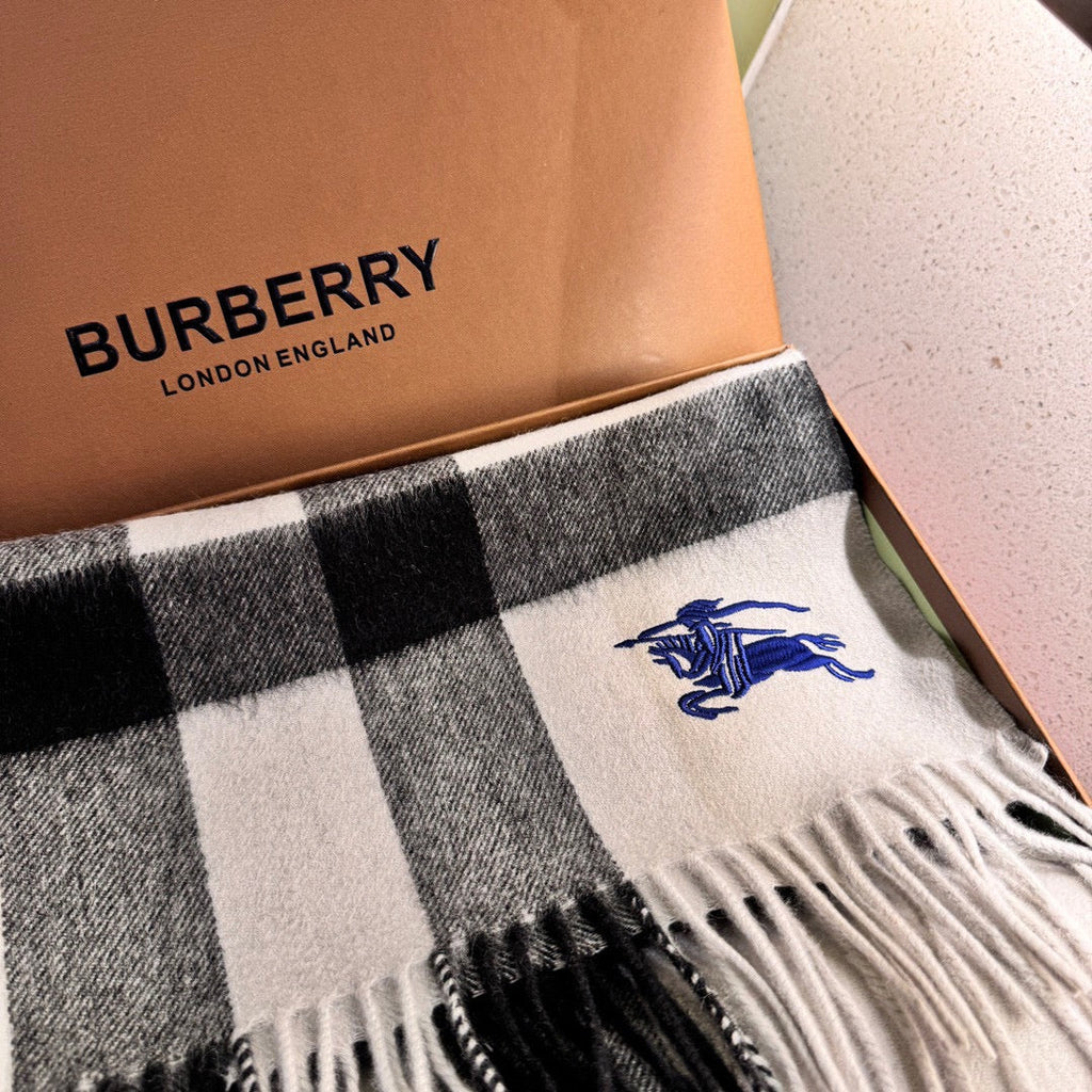 BURBERRY SCARF 180 CM IN COLORFUL CASHMERE 410335