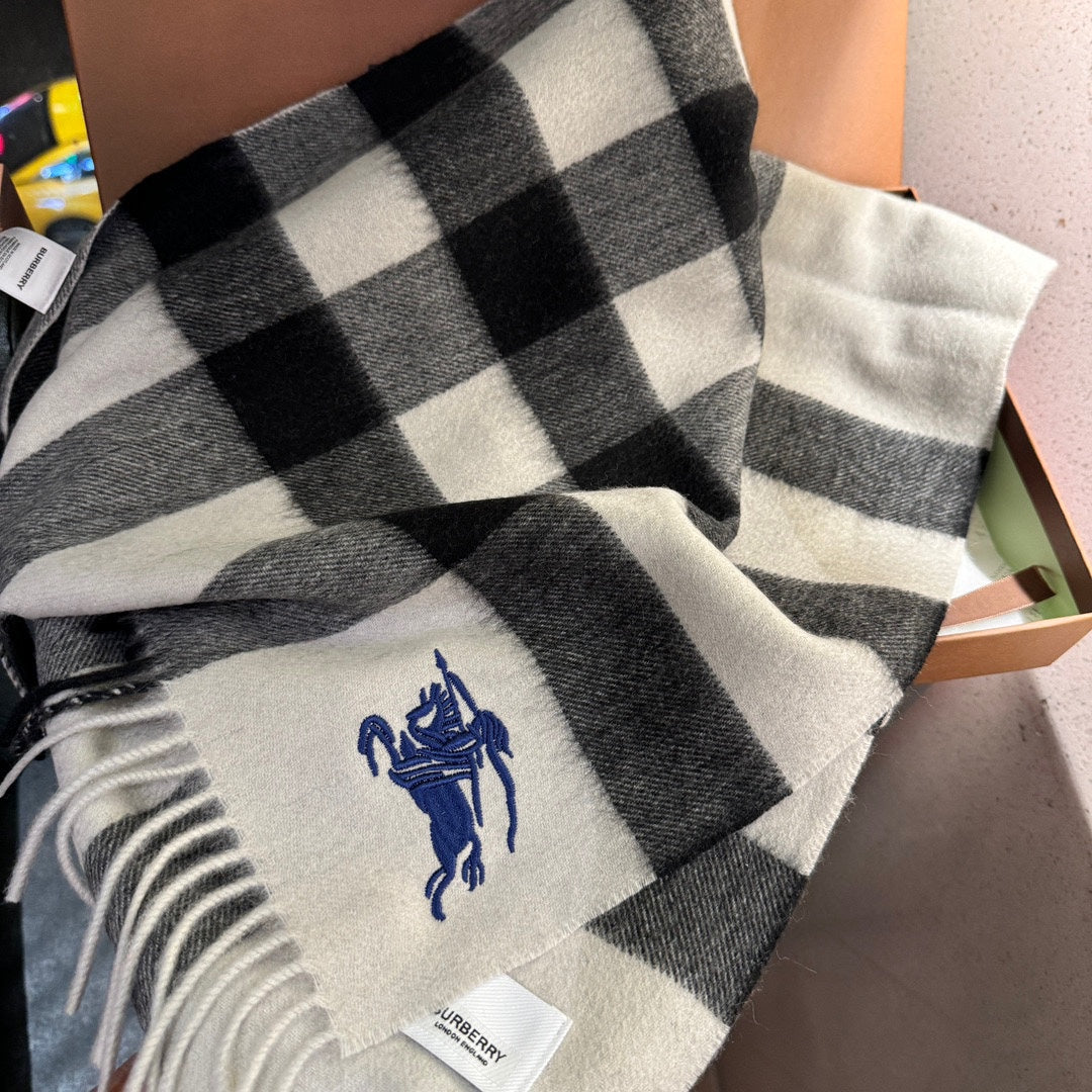BURBERRY SCARF 180 CM IN COLORFUL CASHMERE 410335