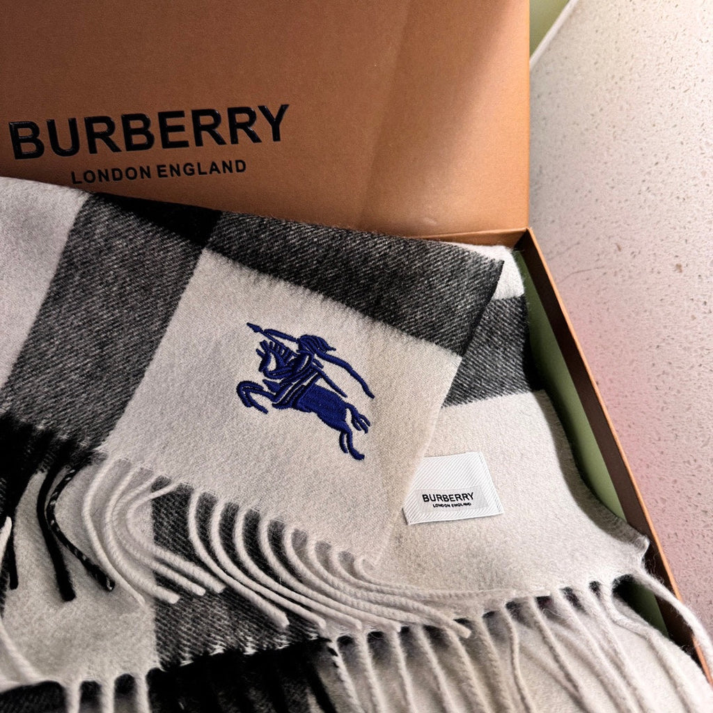 BURBERRY SCARF 180 CM IN COLORFUL CASHMERE 410335