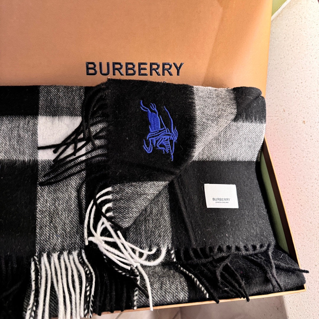 BURBERRY SCARF 180 CM IN COLORFUL CASHMERE 410336