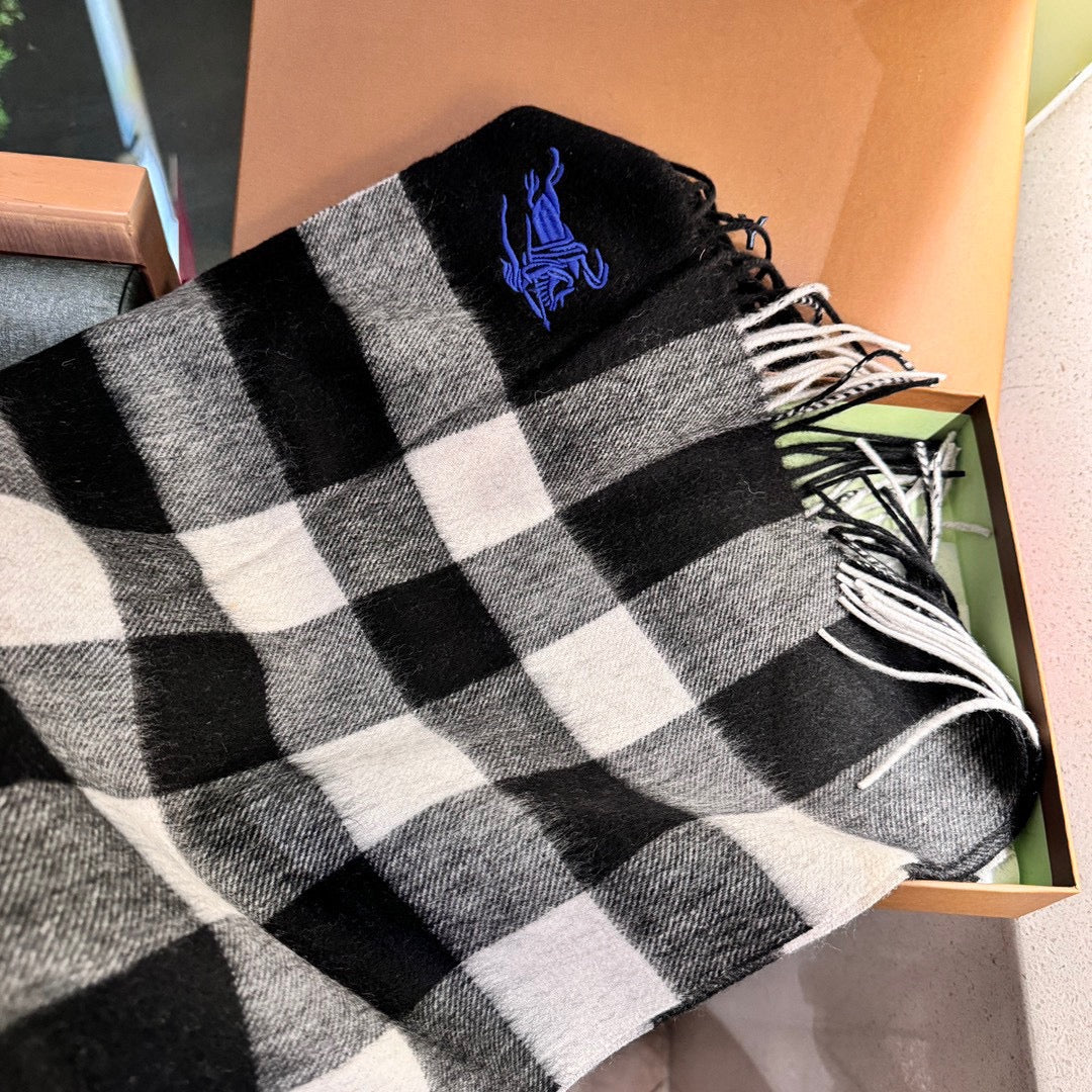 BURBERRY SCARF 180 CM IN COLORFUL CASHMERE 410336