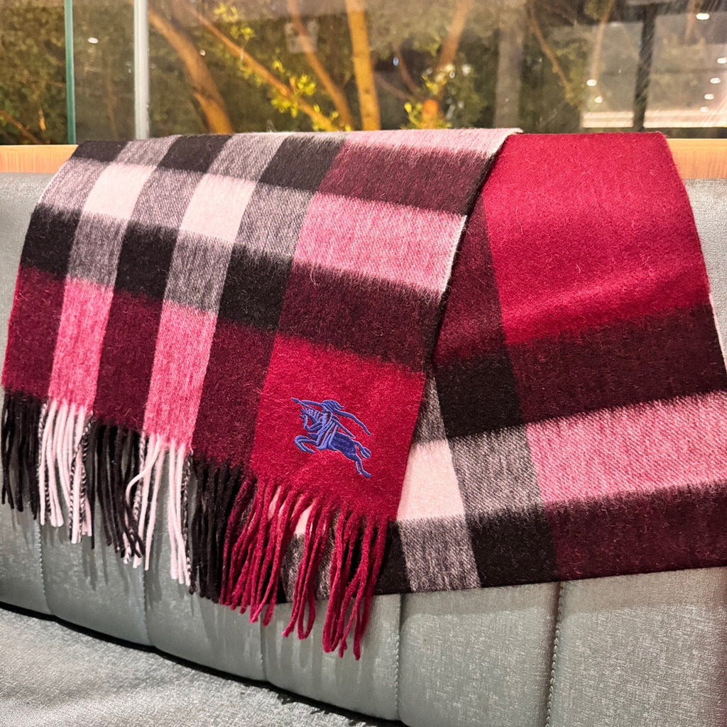 BURBERRY SCARF 180 CM IN COLORFUL CASHMERE 410337