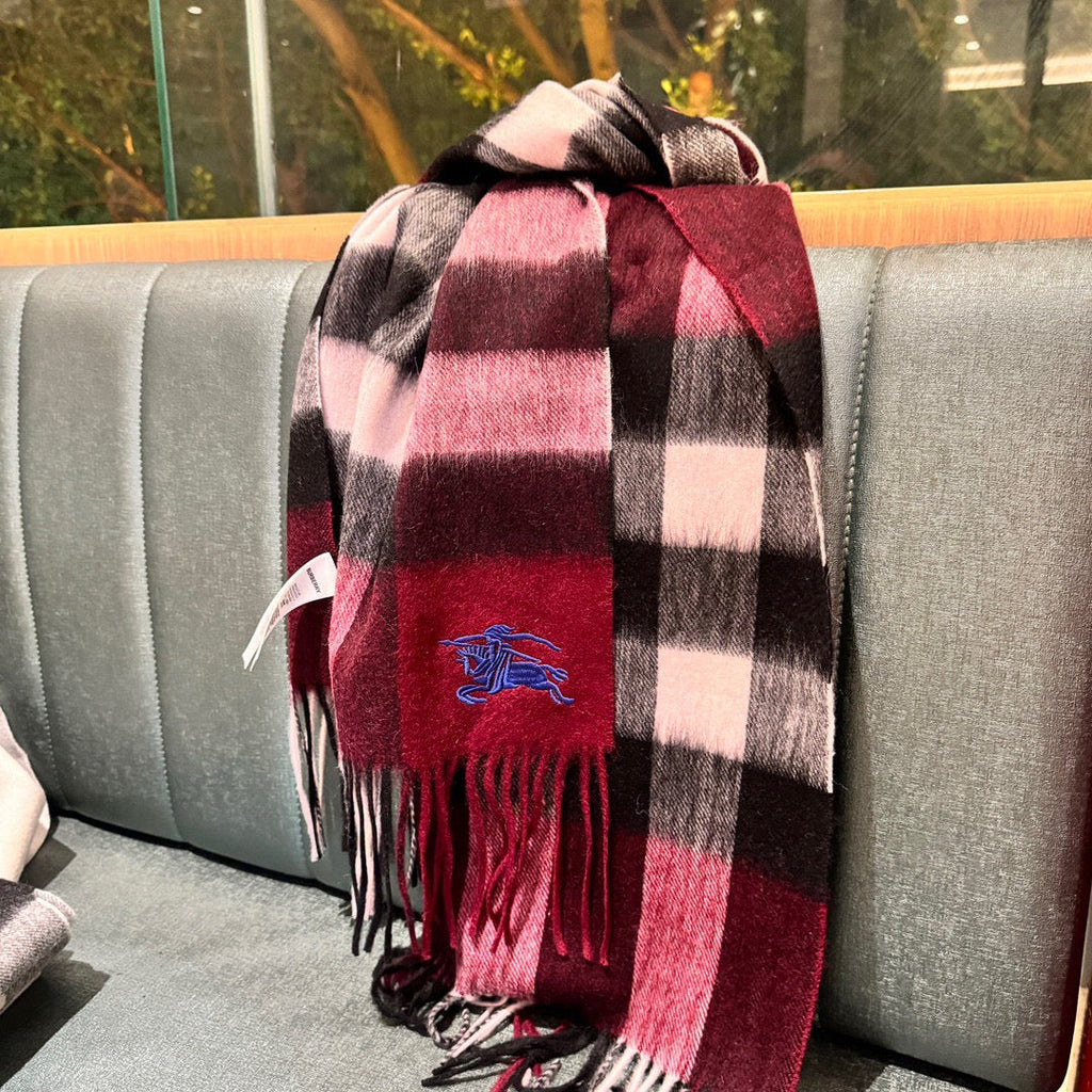 BURBERRY SCARF 180 CM IN COLORFUL CASHMERE 410337