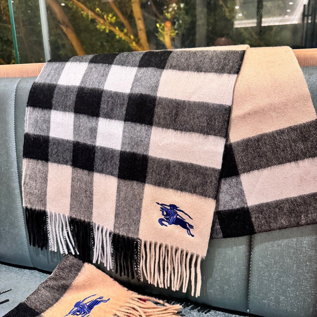 BURBERRY SCARF 180 CM IN COLORFUL CASHMERE  410340