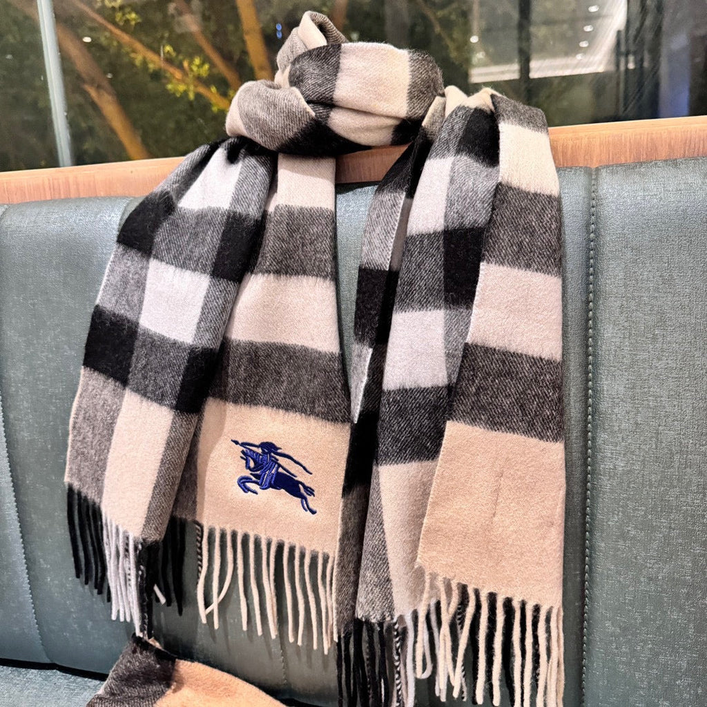 BURBERRY SCARF 180 CM IN COLORFUL CASHMERE  410340
