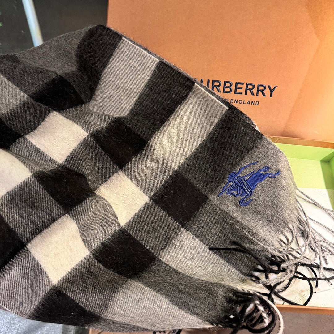 BURBERRY SCARF 180 CM IN COLORFUL CASHMERE 410338