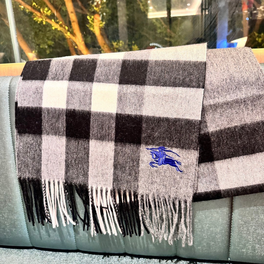 BURBERRY SCARF 180 CM IN COLORFUL CASHMERE 410338