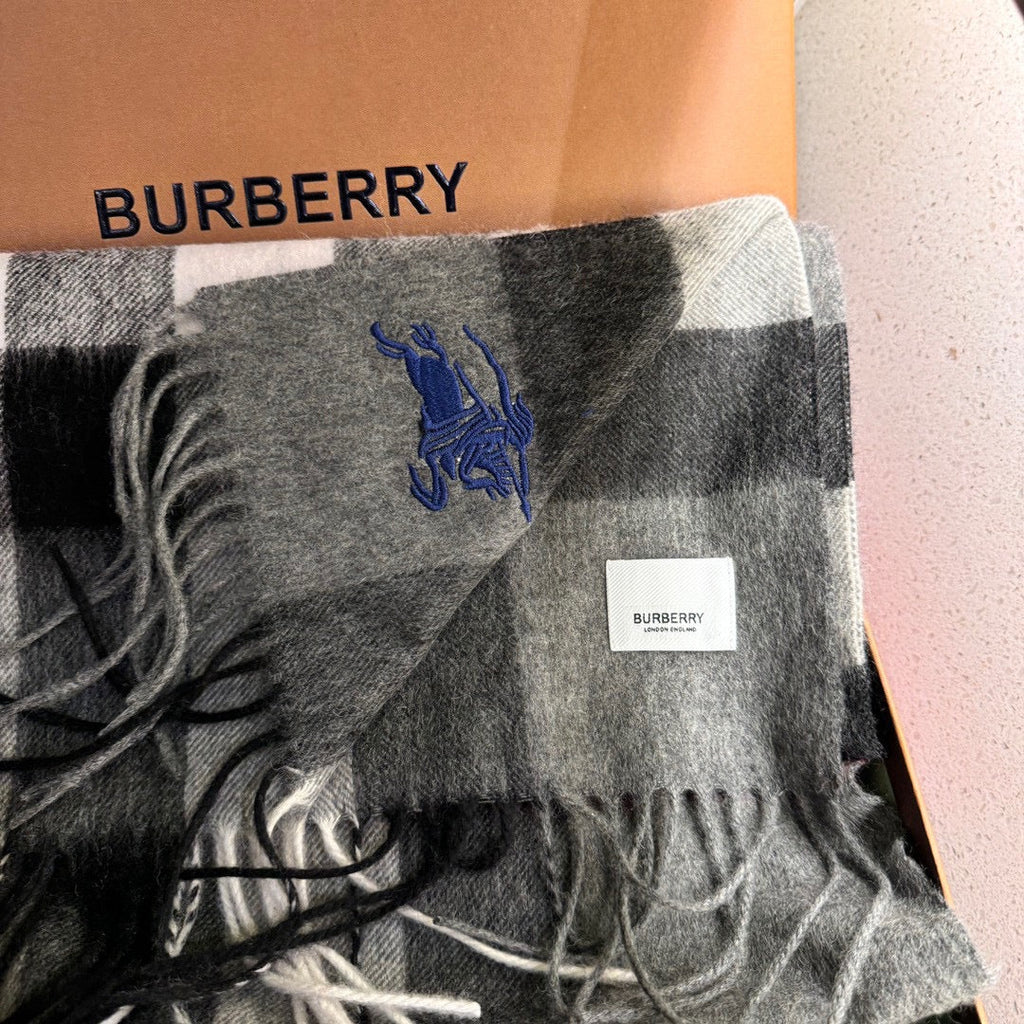 BURBERRY SCARF 180 CM IN COLORFUL CASHMERE 410338
