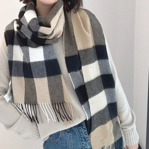 BURBERRY SCARF 180 CM IN COLORFUL CASHMERE  410340