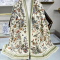 DIOR SCARF 180 CM IN COLORFUL CASHMERE AND SILK 408422