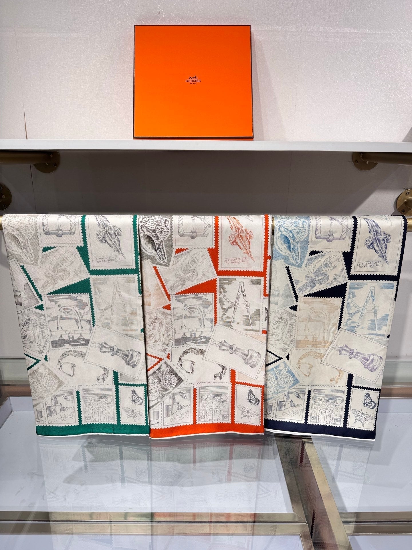 HERMES HERMES 25S SCARF 90 IN SILK 706581