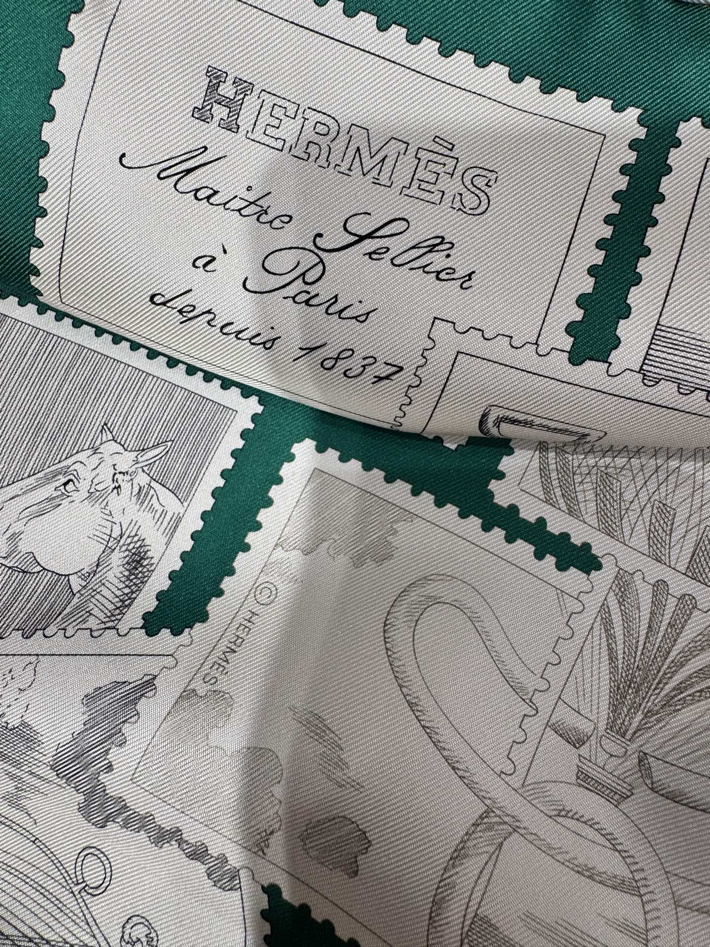 HERMES HERMES 25S SCARF 90 IN SILK 706581