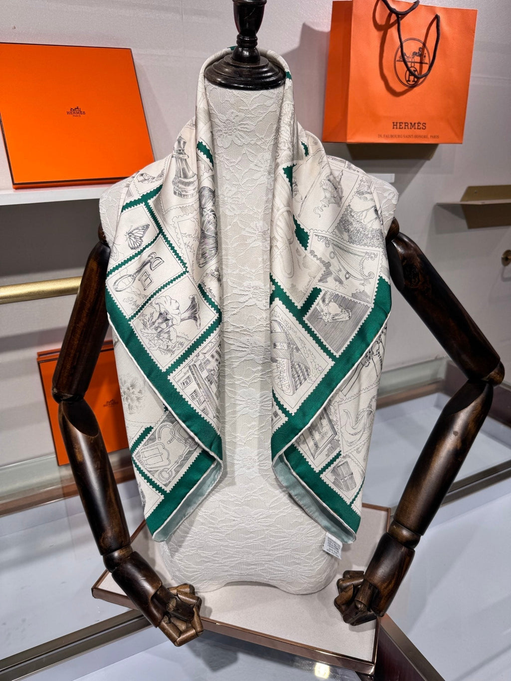 HERMES HERMES 25S SCARF 90 IN SILK 706581