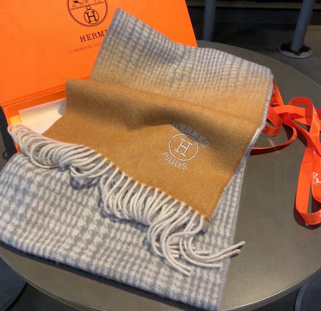 HERMES SCARF 180 CM IN COLORFUL CASERE 396307