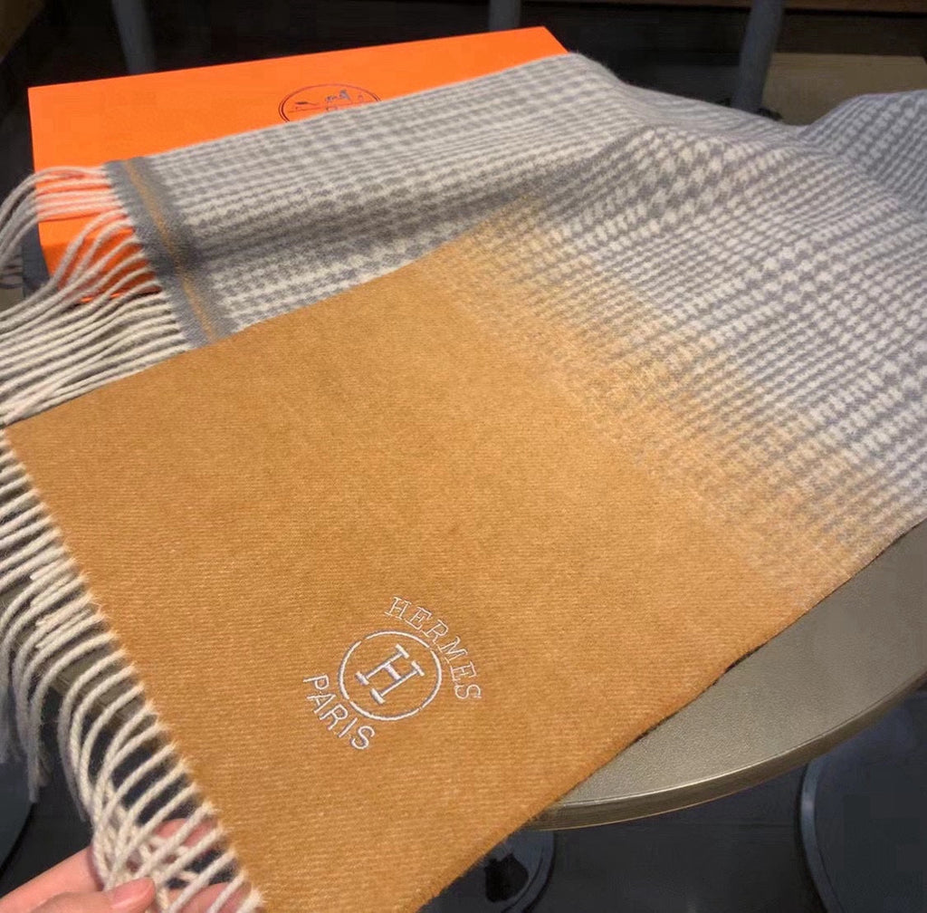 HERMES SCARF 180 CM IN COLORFUL CASERE 396307