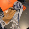 HERMES SCARF 180 CM IN COLORFUL CASERE 396307