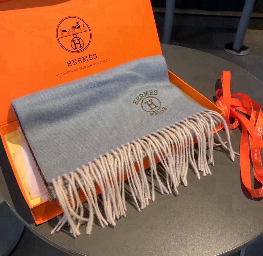 HERMES SCARF 180 CM IN COLORFUL CASERE 396308