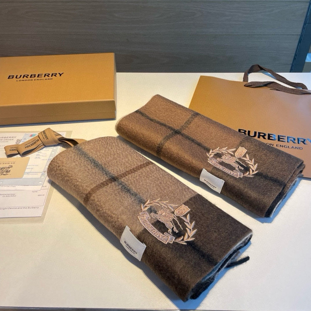 BURBERRY SCARF 180 CM IN COLORFUL CASHMERE 408585