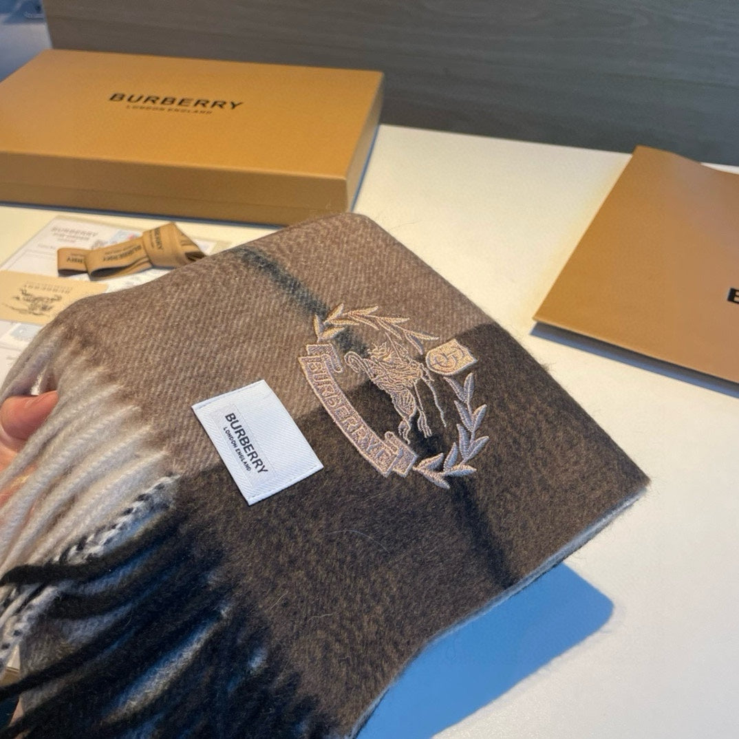BURBERRY SCARF 180 CM IN COLORFUL CASHMERE 408585