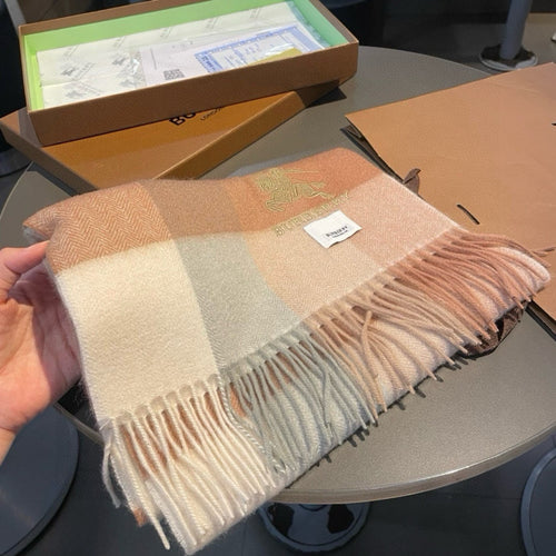 BURBERRY BBR SCARF 180 CM IN CASHMERE 482321