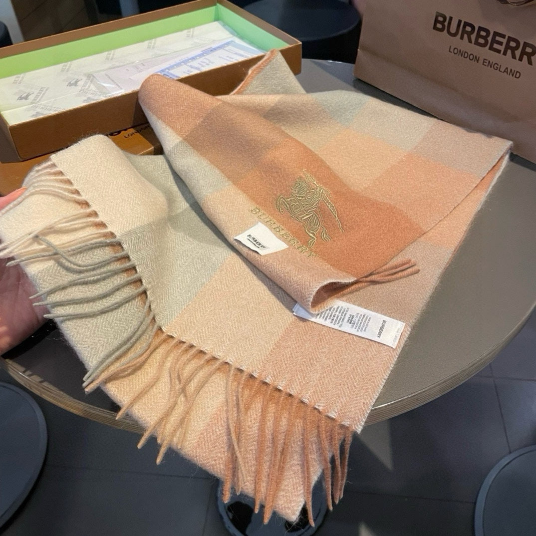 BURBERRY BBR SCARF 180 CM IN CASHMERE 482321