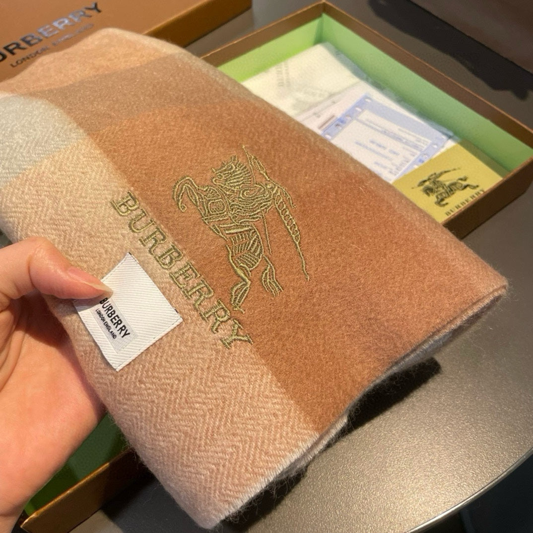 BURBERRY BBR SCARF 180 CM IN CASHMERE 482321