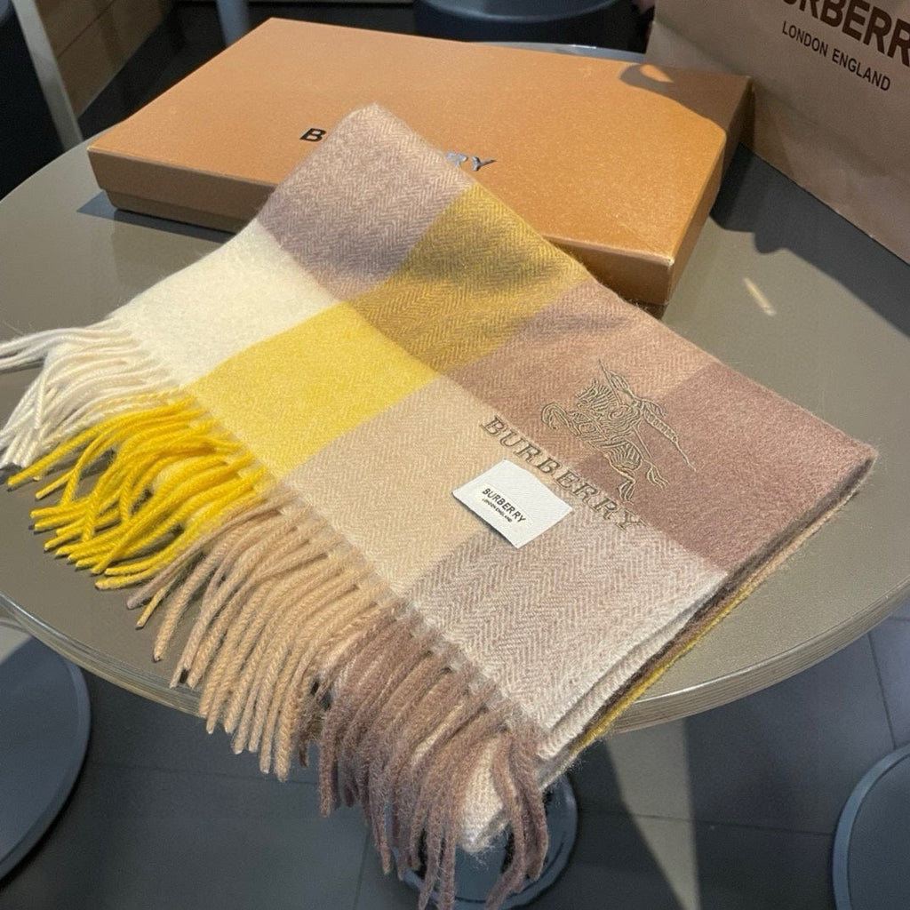 BURBERRY BBR SCARF 180 CM IN CASHMERE 482322