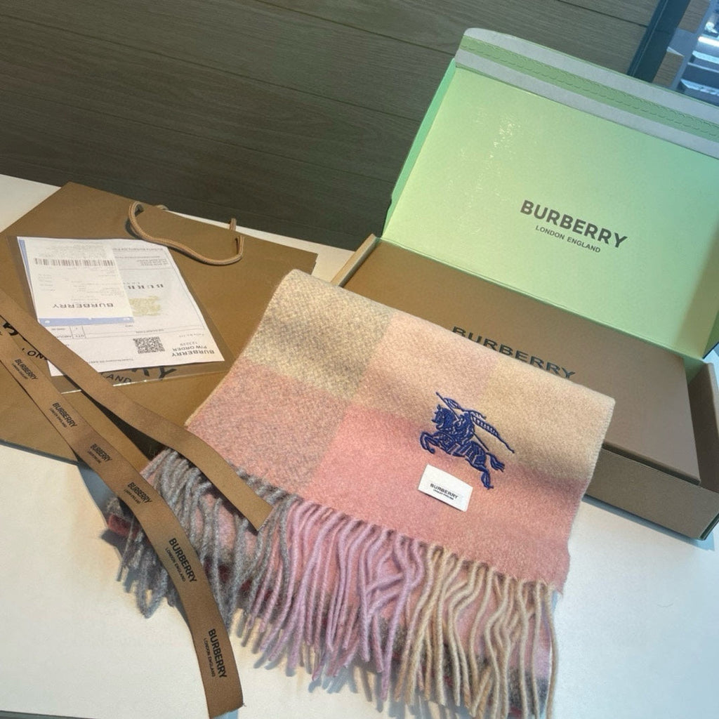 BURBERRY BBR SCARF 200 CM IN CASHMERE 486825