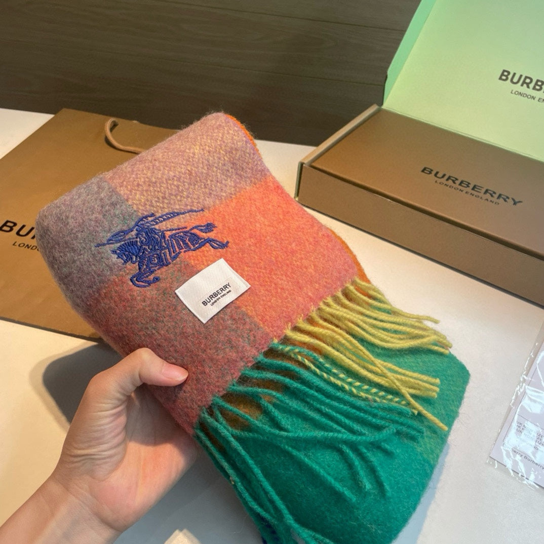 BURBERRY BBR SCARF 200 CM IN CASHMERE 486826
