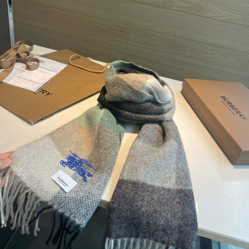 BURBERRY BBR SCARF 200 CM IN CASHMERE 486827