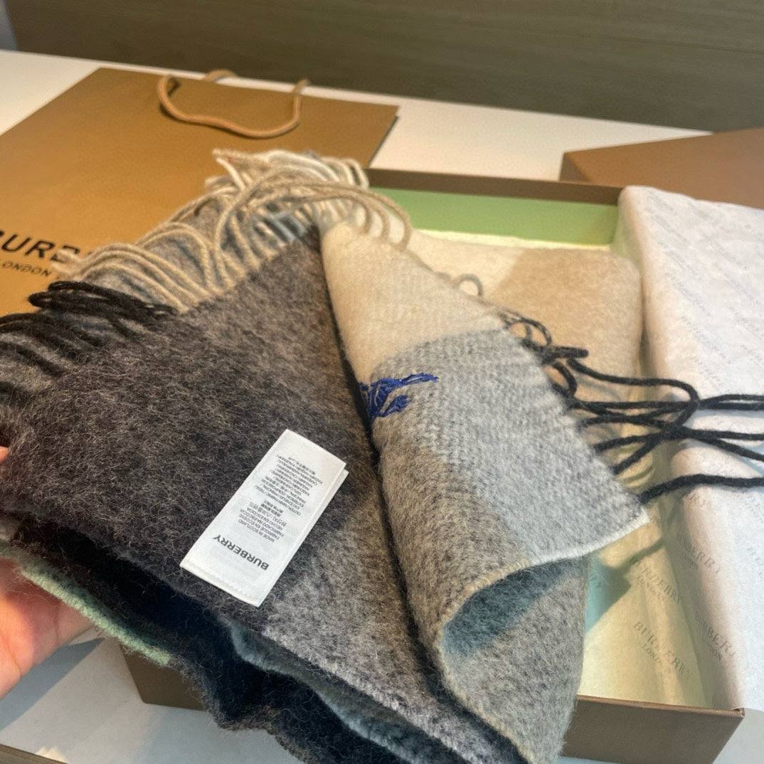BURBERRY BBR SCARF 200 CM IN CASHMERE 486827