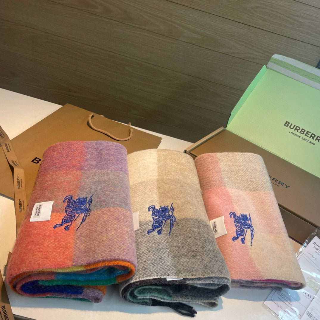 BURBERRY BBR SCARF 200 CM IN CASHMERE 486827