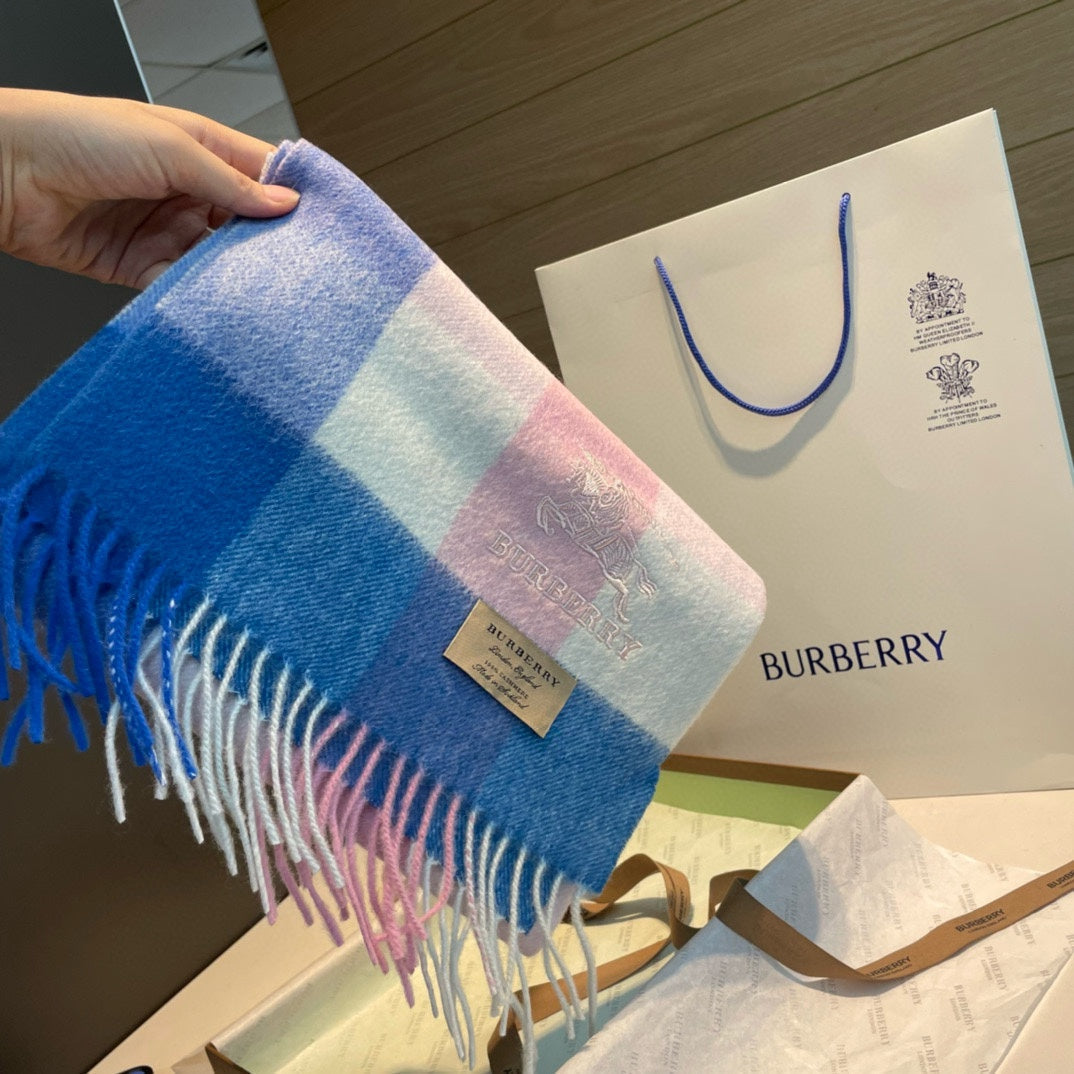 BURBERRY BBR SCARF 168 CM IN CASHMERE 487371