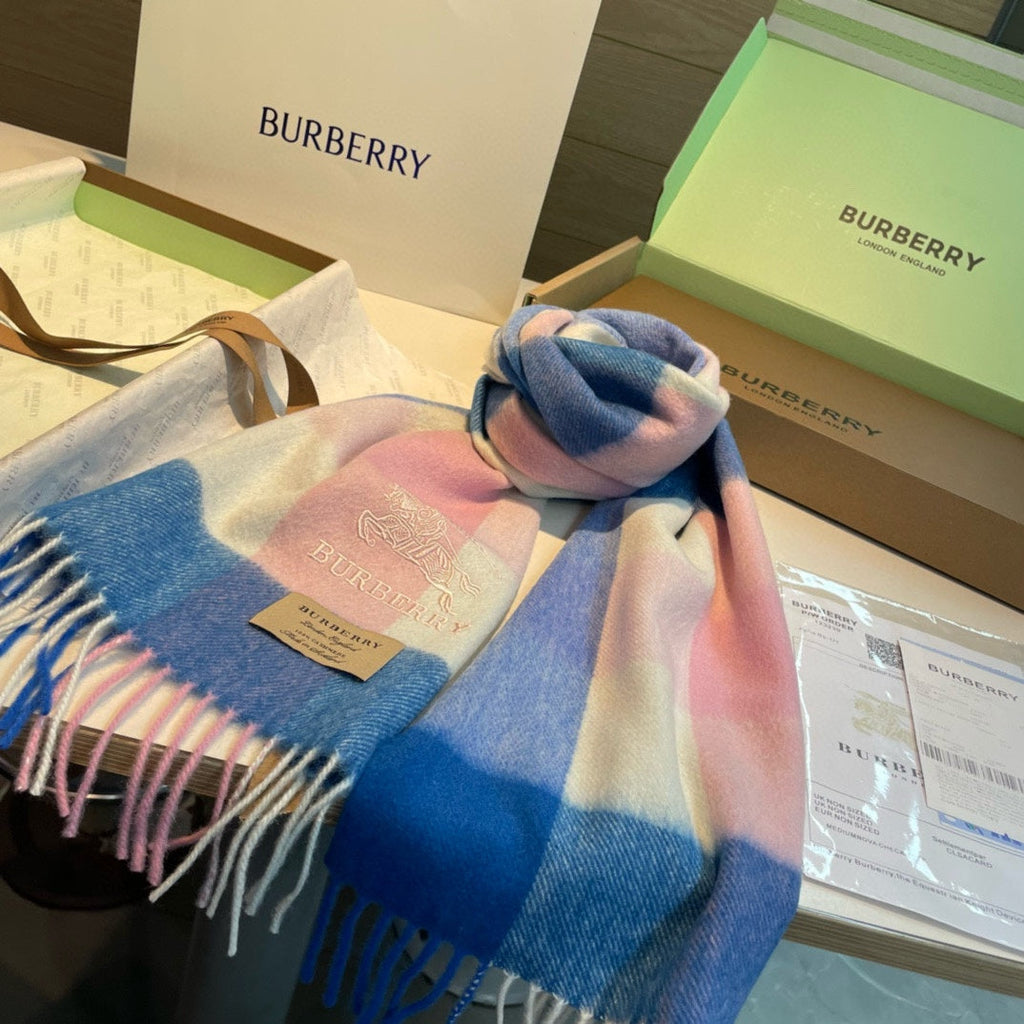 BURBERRY BBR SCARF 168 CM IN CASHMERE 487371