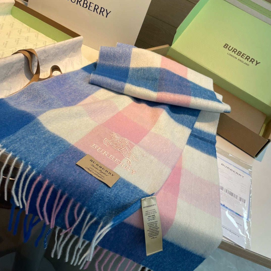 BURBERRY BBR SCARF 168 CM IN CASHMERE 487371