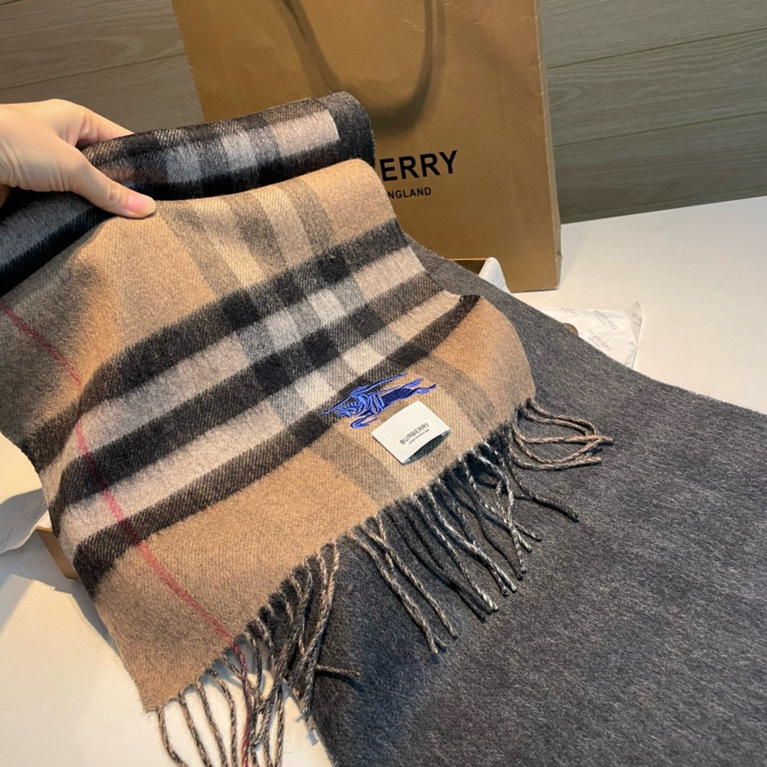 BURBERRY BBR SCARF 180 CM IN CASHMERE 487385
