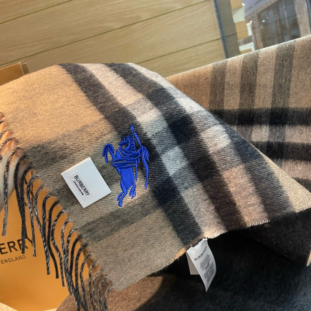 BURBERRY BBR SCARF 180 CM IN CASHMERE 487385