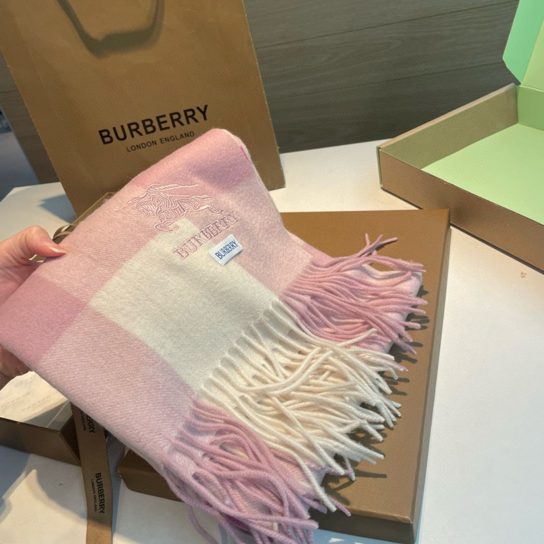 BURBERRY BBR SCARF 168 CM IN CASHMERE 487386