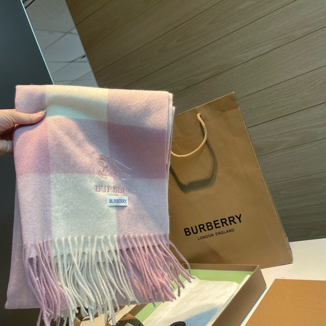 BURBERRY BBR SCARF 168 CM IN CASHMERE 487386