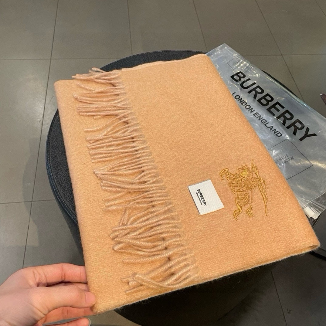 BURBERRY BBR SCARF 180 CM IN CASHMERE 490017