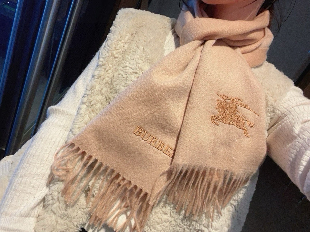 BURBERRY BBR SCARF 180 CM IN CASHMERE 490017