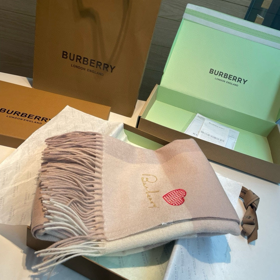 BURBERRY BBR SCARF 180 CM IN CASHMERE 490019