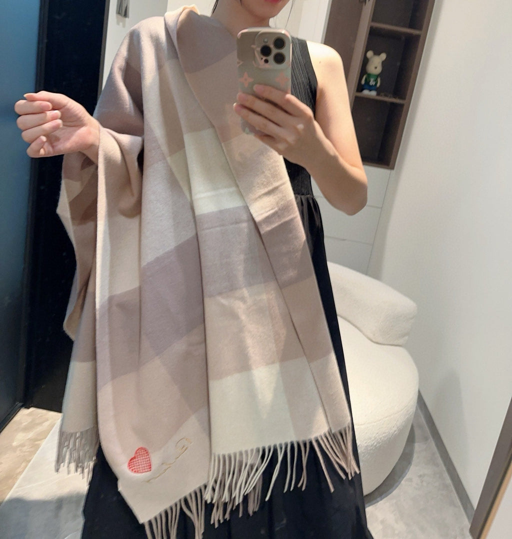 BURBERRY BBR SCARF 180 CM IN CASHMERE 490019