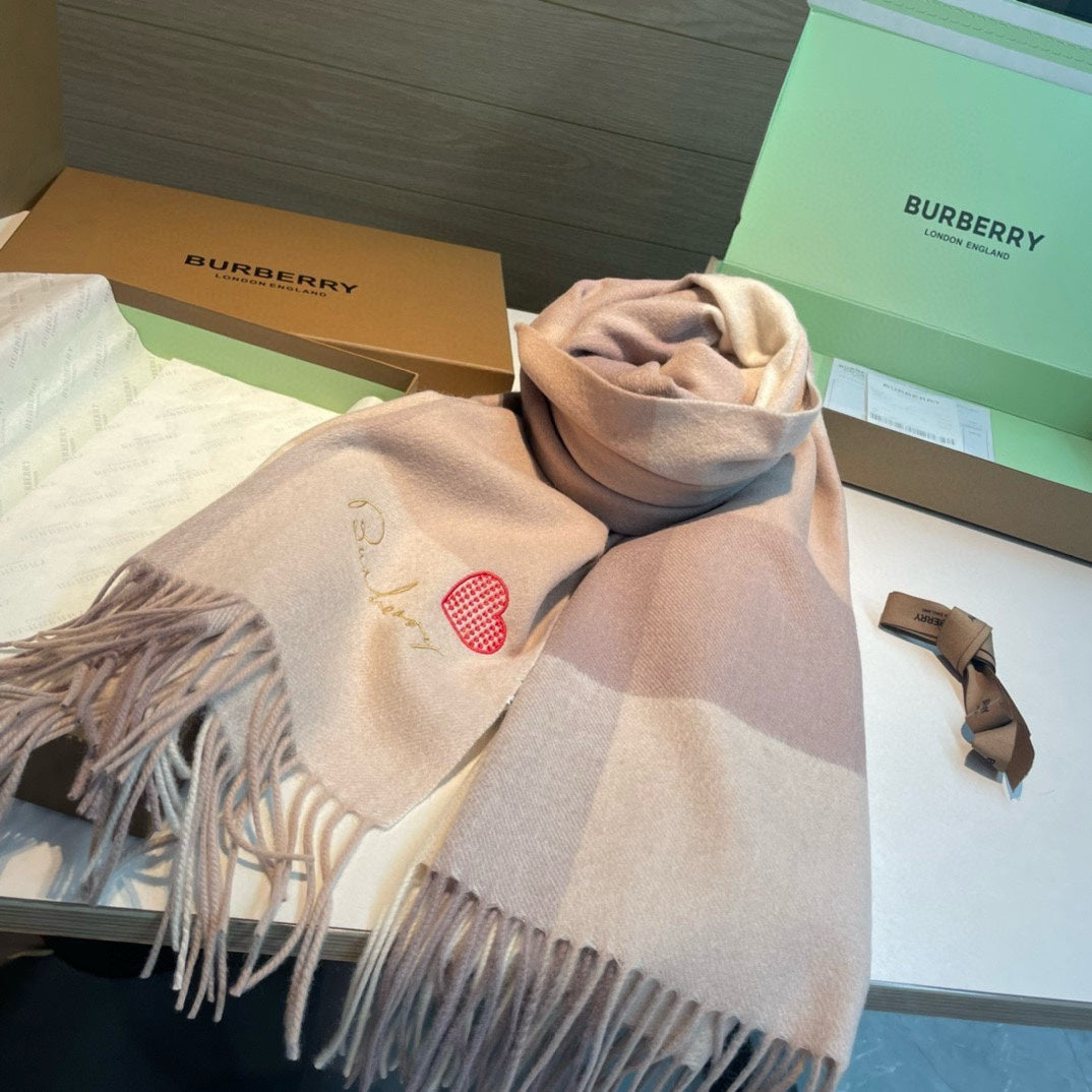 BURBERRY BBR SCARF 180 CM IN CASHMERE 490019