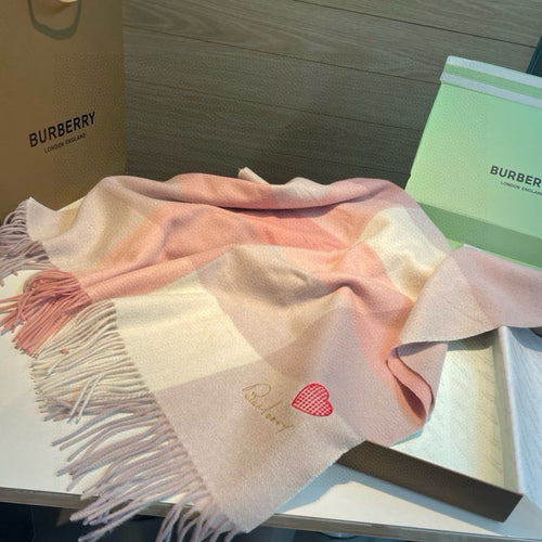 BURBERRY BBR SCARF 180 CM IN CASHMERE 490020