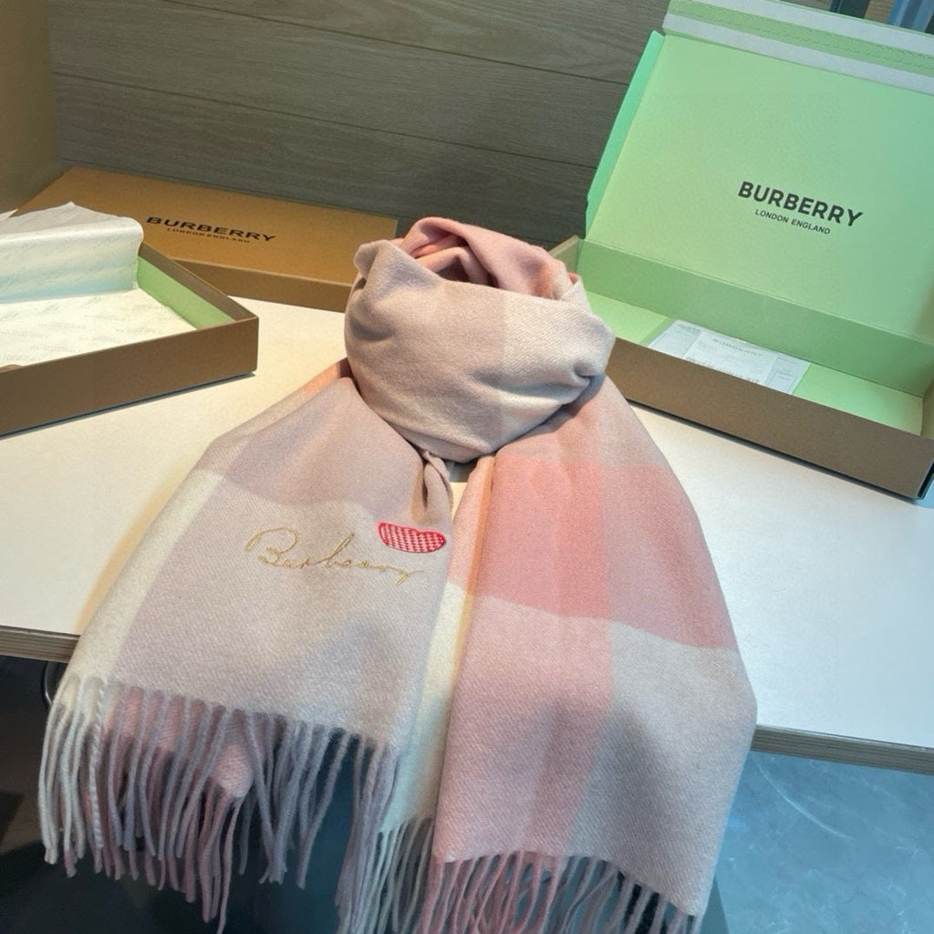 BURBERRY BBR SCARF 180 CM IN CASHMERE 490020